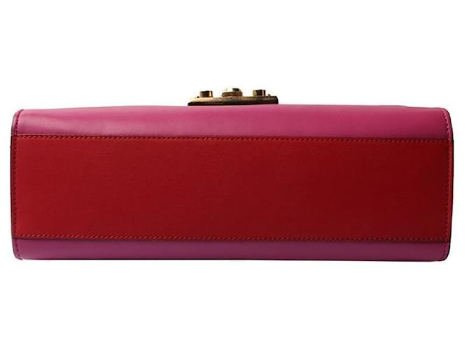 Gucci Borsa a Spalla Padlock Large Rosso - vista 5