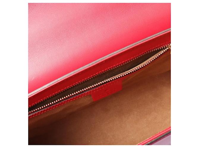 Gucci Borsa a Spalla Padlock Large Rosso - vista 7
