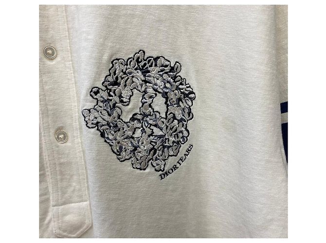 Dior Denim Tears Kurzarm-Poloshirt aus Baumwolljersey Mehrfarben - Ansicht 5