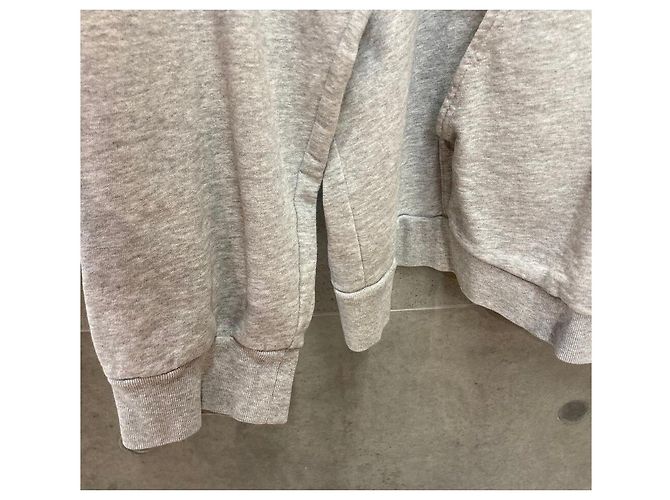 Balenciaga Logo Hoodie Grau Braun - Ansicht 3