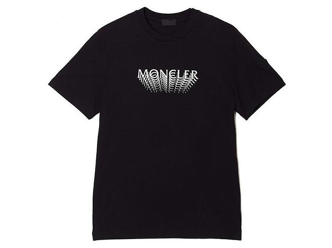 Moncler Logo Cotton Jersey T-Shirt - Ansicht 3
