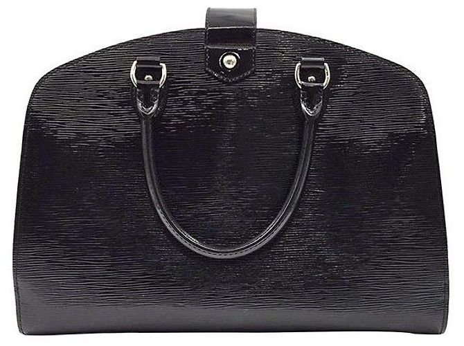 Louis Vuitton Patent Epi Pont Neuf GM Nero - vista 4