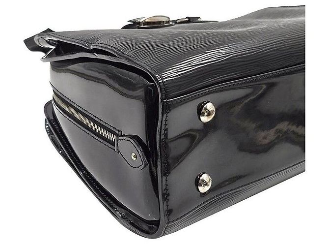 Louis Vuitton Patent Epi Pont Neuf GM Nero - vista 7