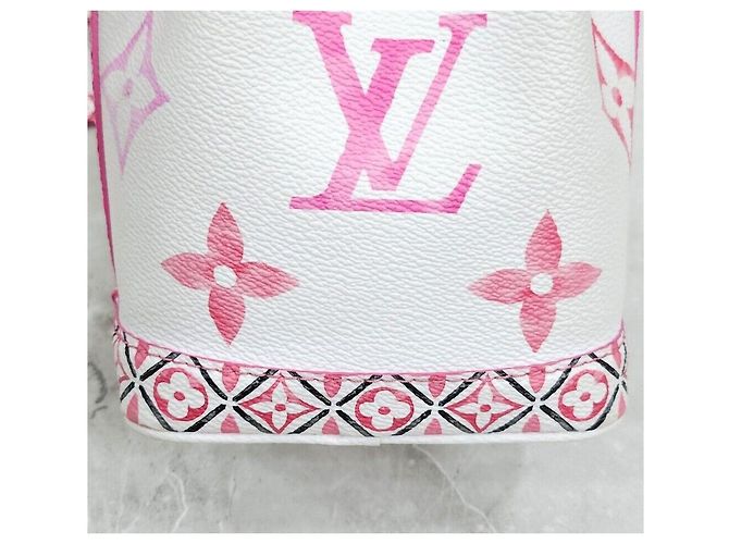 Louis Vuitton Borsa a secchiello Monogram Nano Noé Rosa - vista 5