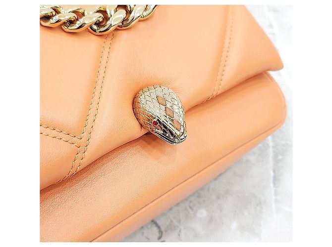 Bulgari Nuova mini borsa a tracolla Serpenti Cabochon in pelle Argento - vista 5