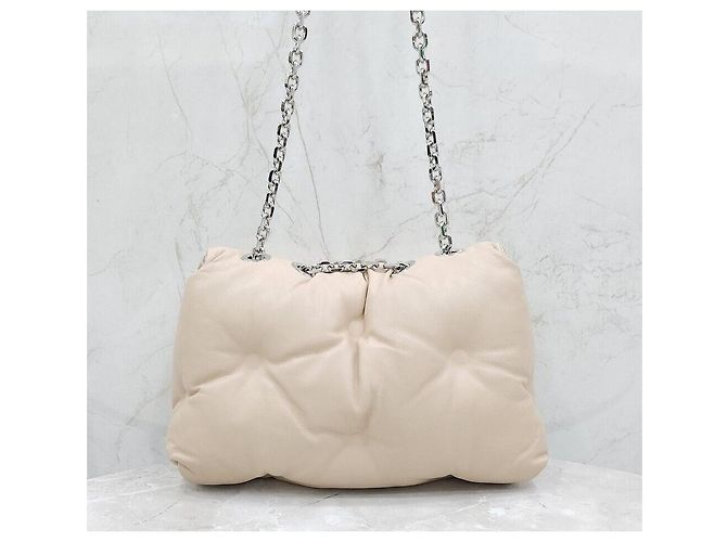 Maison Martin Margiela Glam Slam Leder Schultertasche mit silberner Kette Medium Mehrfarben - Ansicht 3