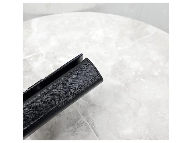 Saint Laurent Mini borsa a tracolla Kate Monogram Chain Nero - vista 6