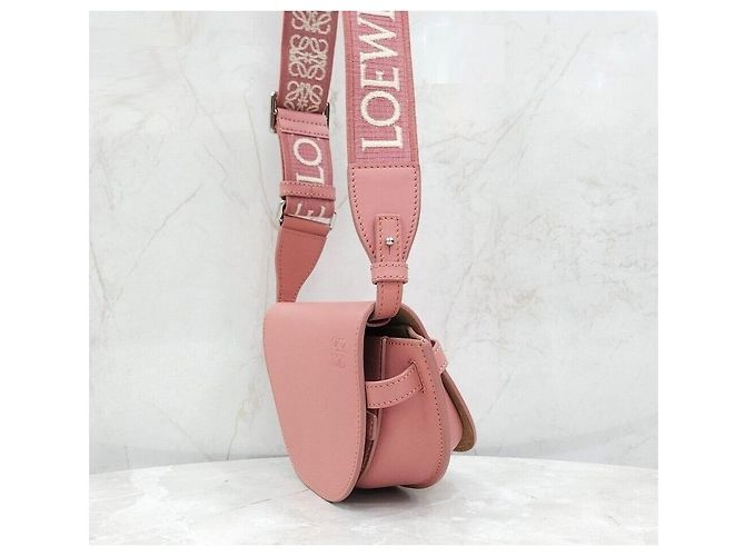 Loewe Mini Gate Dual Bag in pelle di vitello morbida Rosso - vista 2