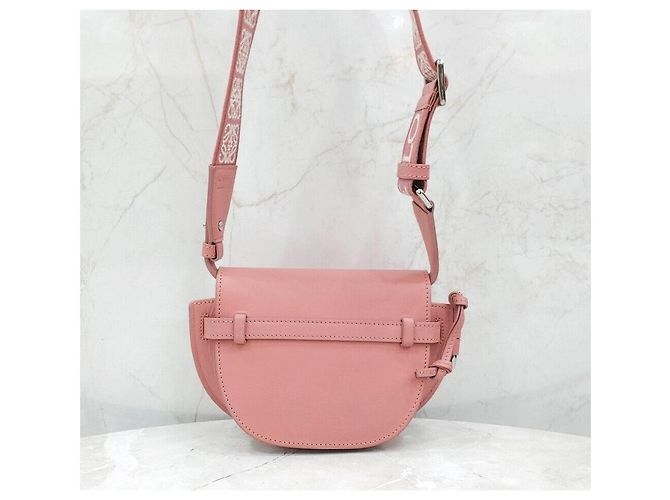 Loewe Mini Gate Dual Bag in pelle di vitello morbida Rosso - vista 3