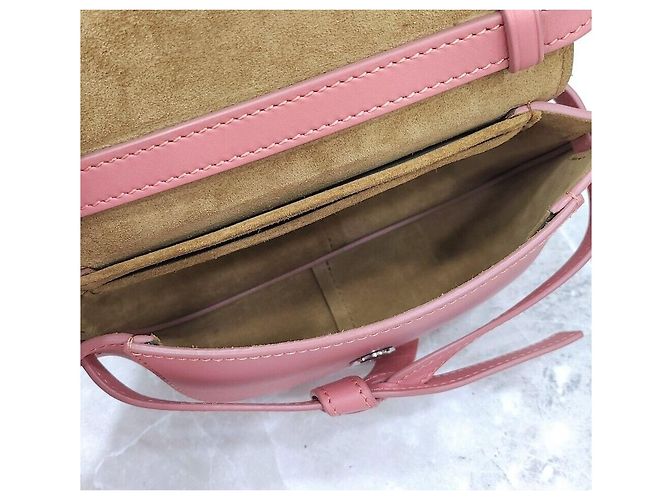Loewe Mini Gate Dual Bag in pelle di vitello morbida Rosso - vista 8