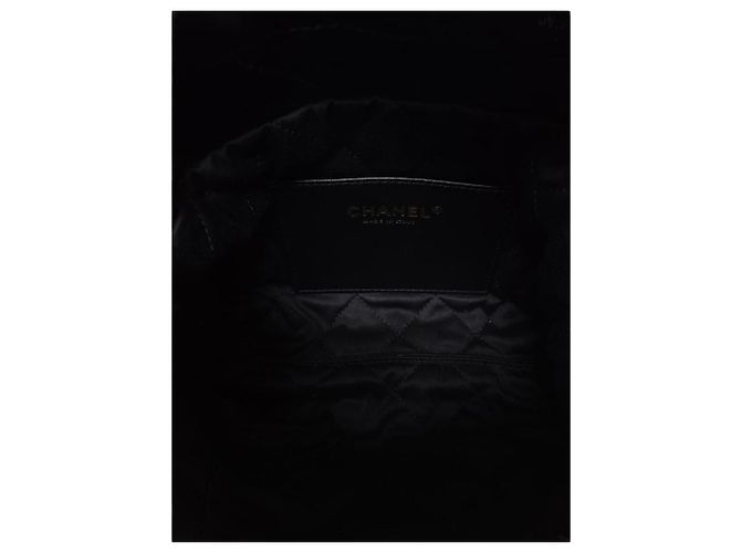 Chanel Mini borsa hobo nera e oro Nero - vista 4