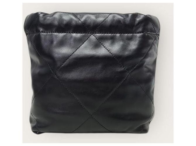 Chanel Mini borsa hobo nera e oro Nero - vista 5