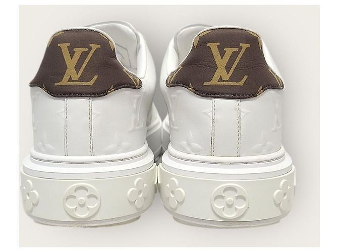 Louis Vuitton Baskets Timeout avec monogramme lettrage blanc - vue 7