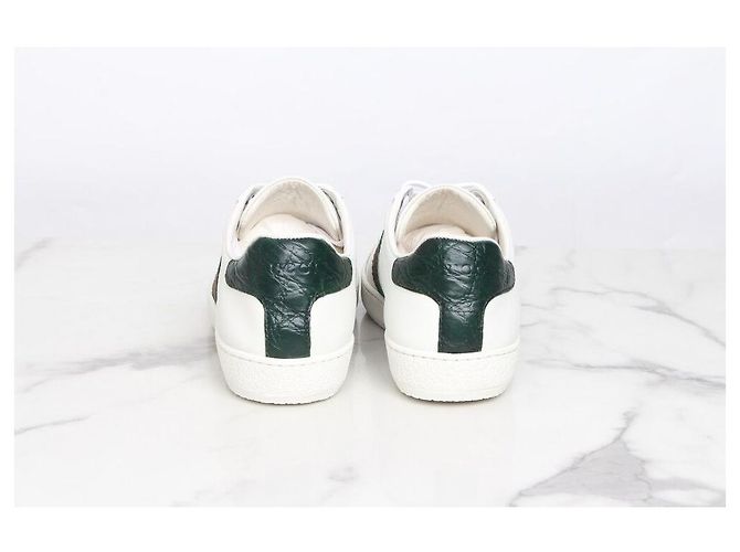 Gucci Ledersneaker Silber - Ansicht 6