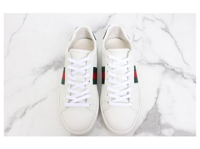 Gucci Ledersneaker Silber - Ansicht 7