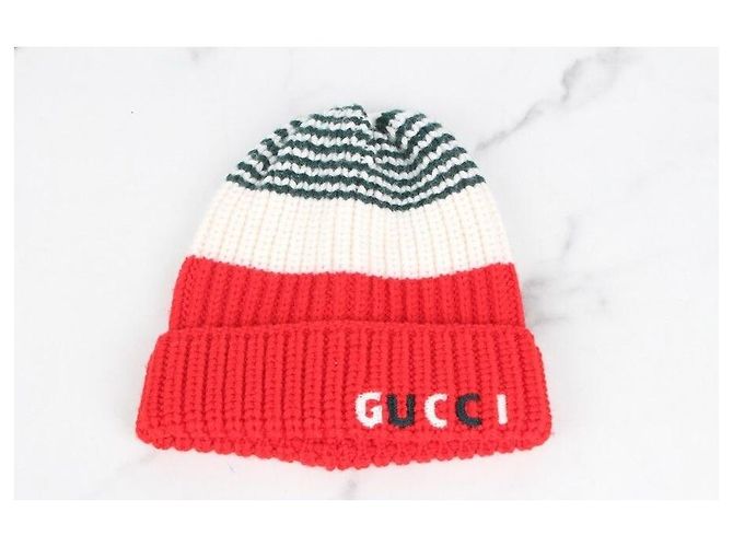 Gucci Berretto in maglia per bambini Rosso - vista 2