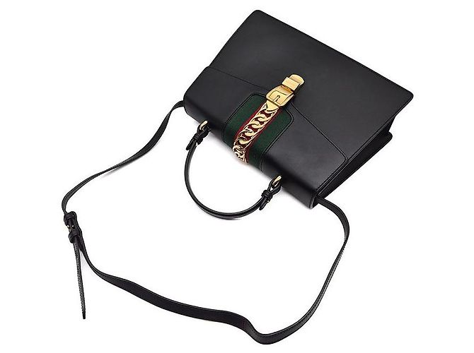 Gucci Sylvie Tasche Schwarz - Ansicht 4