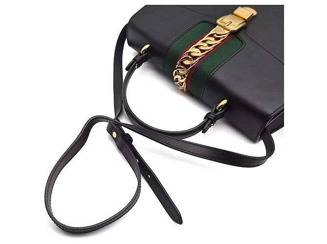Gucci Sylvie Tasche Schwarz - Ansicht 5