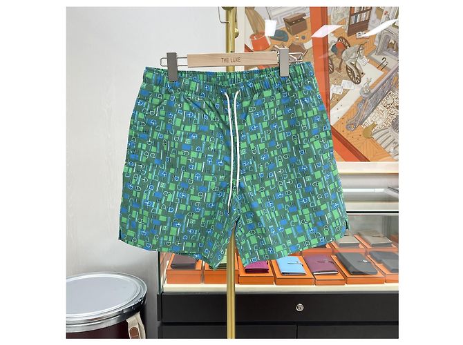 Hermès Costume da bagno Verde/Blu - vista 2