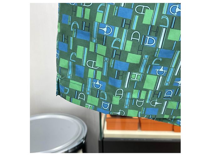 Hermès Costume da bagno Verde/Blu - vista 4