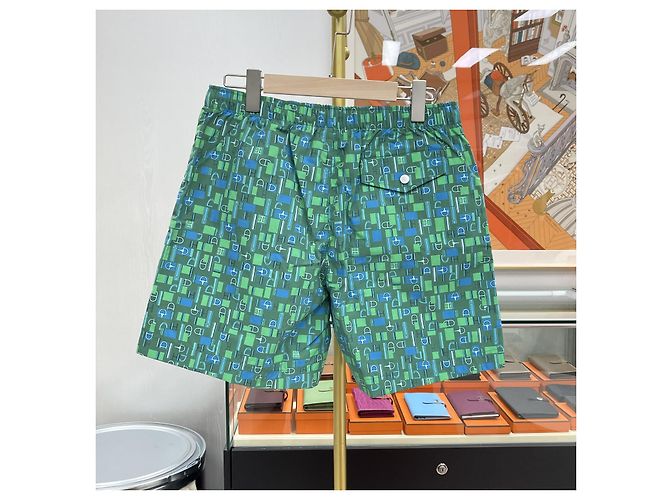 Hermès Costume da bagno Verde/Blu - vista 5