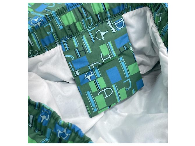 Hermès Costume da bagno Verde/Blu - vista 9