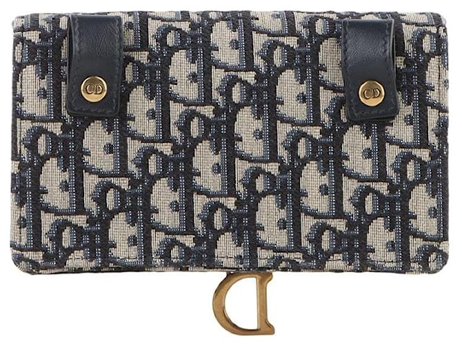 Dior Borsa a tracolla Oblique Saddle Blu - vista 3