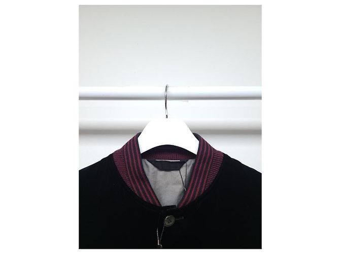 Alexander Mcqueen Giacca casual in velluto nero - vista 2