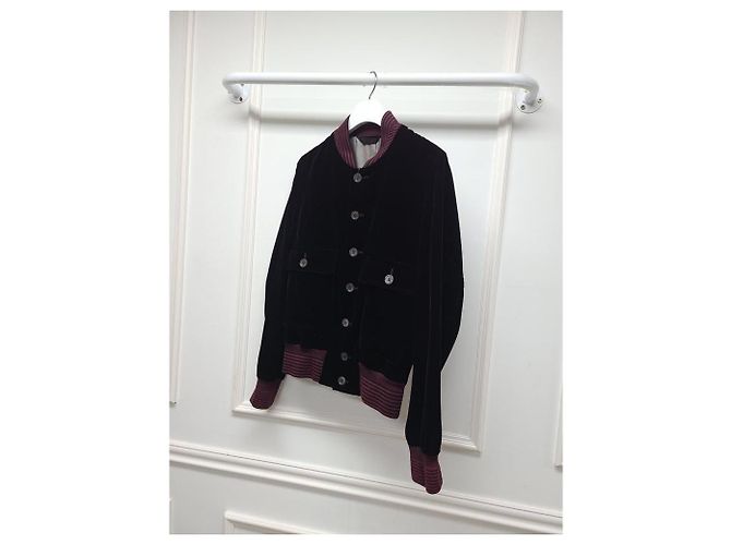 Alexander Mcqueen Giacca casual in velluto nero - vista 3
