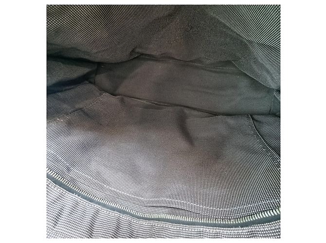 Hermès Furuto Canvas Tote Bag MM für Unisex Grau Braun - Ansicht 17