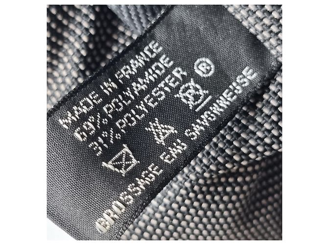 Hermès Furuto Canvas Tote Bag MM für Unisex Grau Braun - Ansicht 20