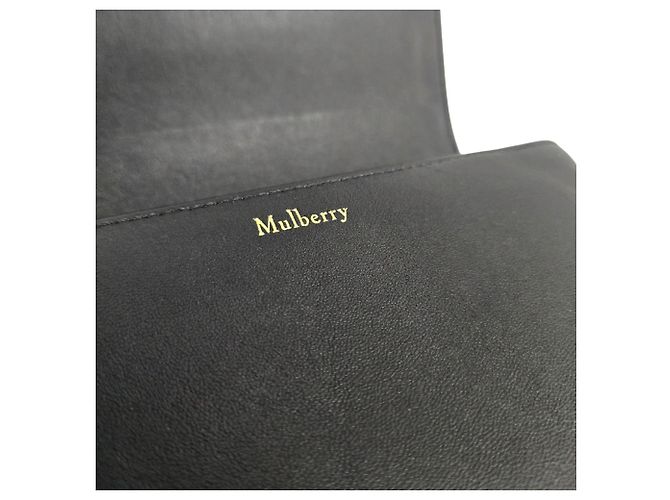 Mulberry Piccola borsa a tracolla Clifton in pelle di vitello nera Nero - vista 3