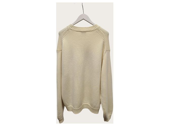 Kenzo Pull en maille Elephant Pixel Blanc - vue 4