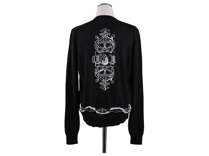 Hermès Langarm-Cardigan Ferronnerie für Damen Mehrfarben - Ansicht 17