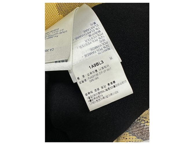 Louis Vuitton Fornasetti Bomber-Strickjacke mit Reißverschluss Golden - Ansicht 7