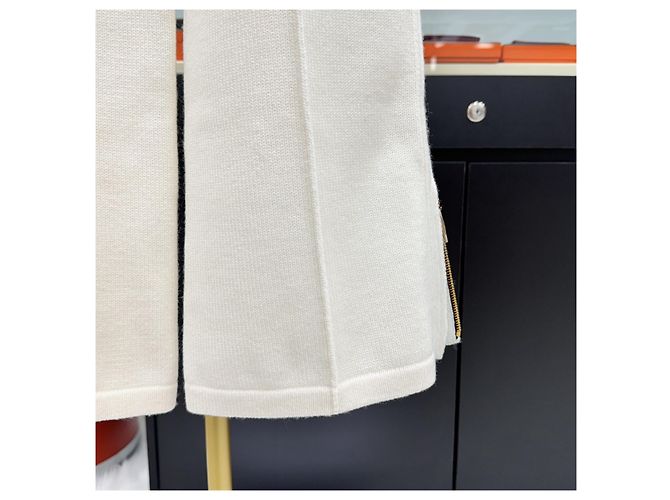 Louis Vuitton Jogginghose aus Kaschmir-Mischung XS Ivory Mehrfarben - Ansicht 14