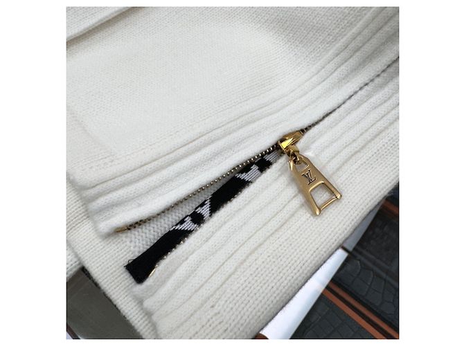 Louis Vuitton Jogginghose aus Kaschmir-Mischung XS Ivory Mehrfarben - Ansicht 15