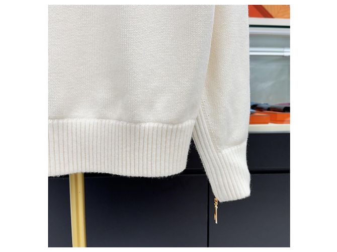 Louis Vuitton Jogginghose aus Kaschmir-Mischung XS Ivory Mehrfarben - Ansicht 7