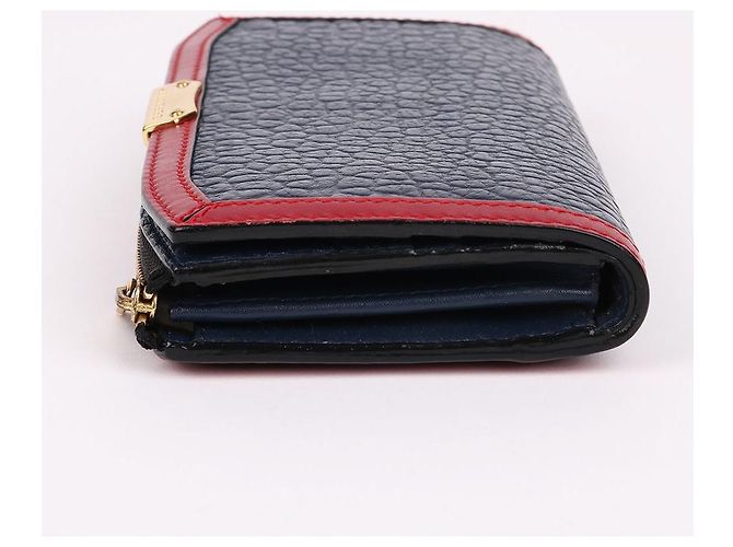 Burberry Carteira longa Allington em couro azul marinho - vista 6