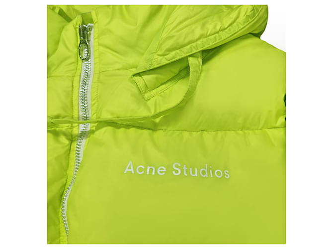 Daunenparka Acne Studios Neongelb - Ansicht 16