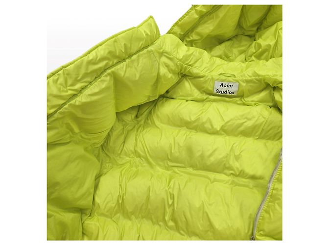 Daunenparka Acne Studios Neongelb - Ansicht 17