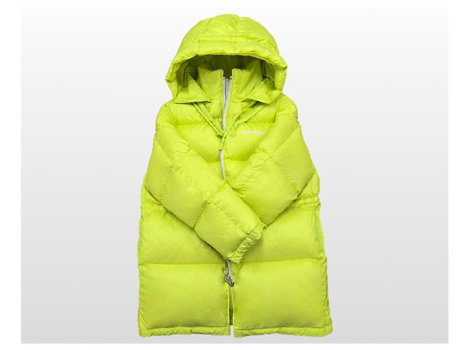 Daunenparka Acne Studios Neongelb - Ansicht 2