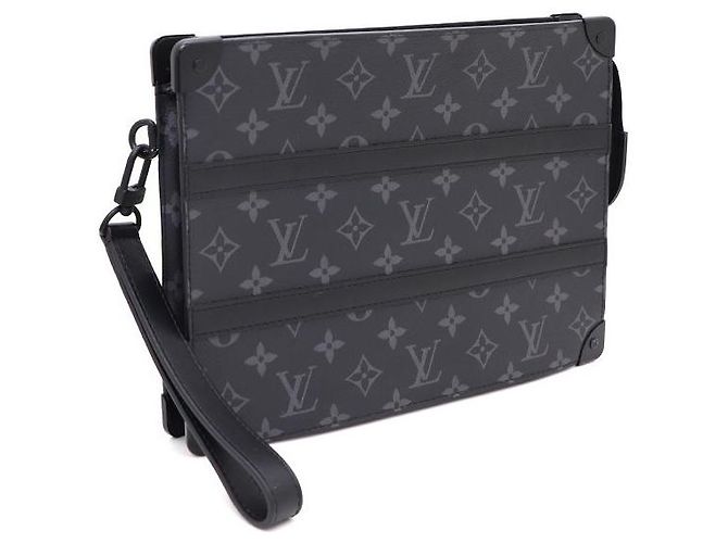 Louis Vuitton Pochette y Clutch Eclipse Trunk Negro - vista 2