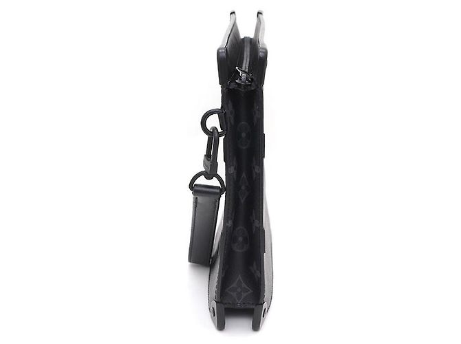 Louis Vuitton Pochette y Clutch Eclipse Trunk Negro - vista 3