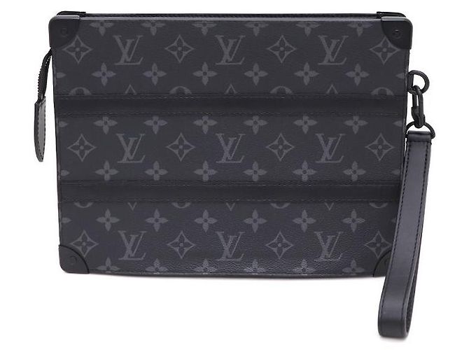 Louis Vuitton Pochette y Clutch Eclipse Trunk Negro - vista 4