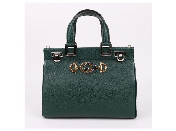 Gucci Borsa a tracolla piccola Jumi Combo Green Verde - vista 2