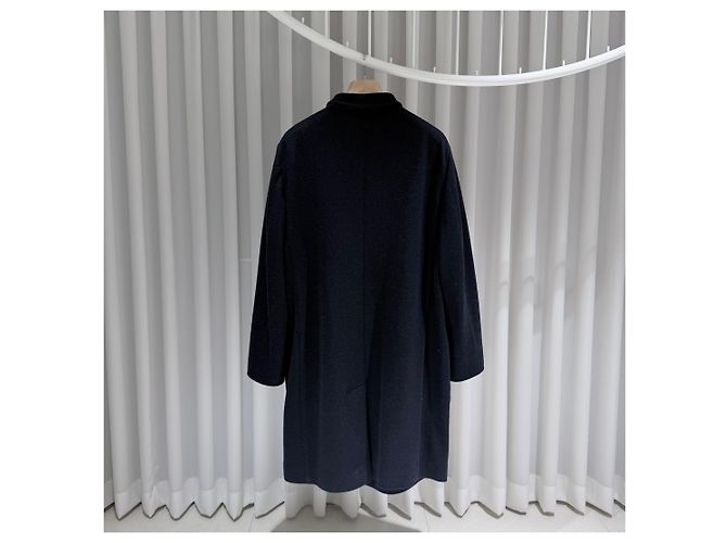 Loro Piana Cashmere Rain System Mantel Jacke (A+/XXL) Blau - Ansicht 5