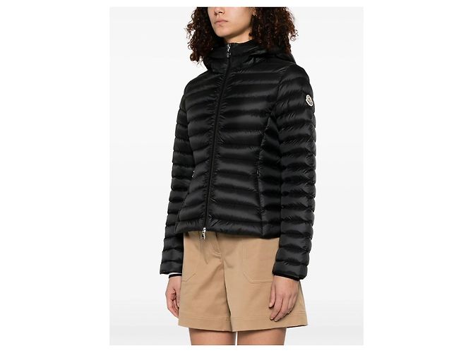 Moncler Chaqueta corta acolchada con capucha IGE Black Negro - vista 3