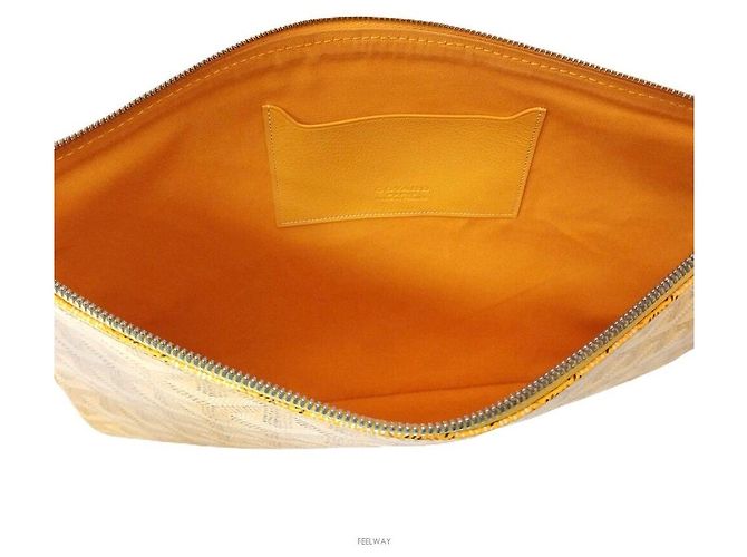 Goyard Clutch Sena MM Giallo - vista 2