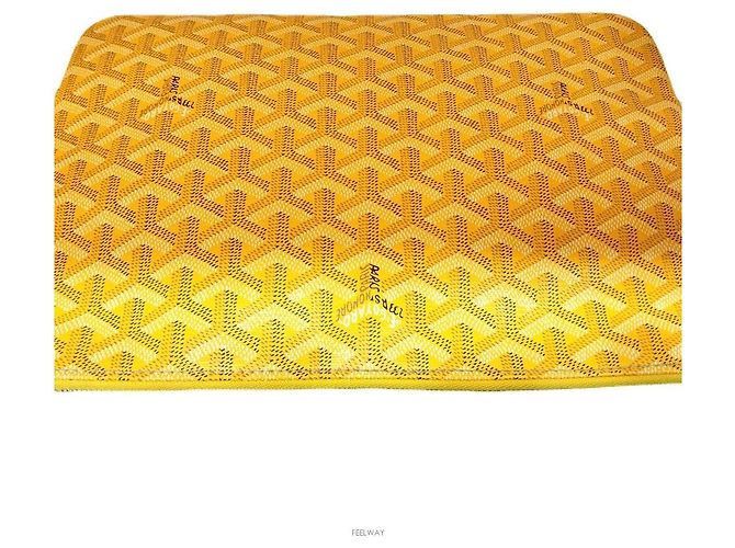 Goyard Clutch Sena MM Giallo - vista 3